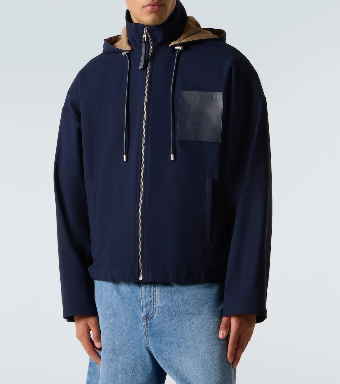 Loewe - Hooded cotton twill jacket
