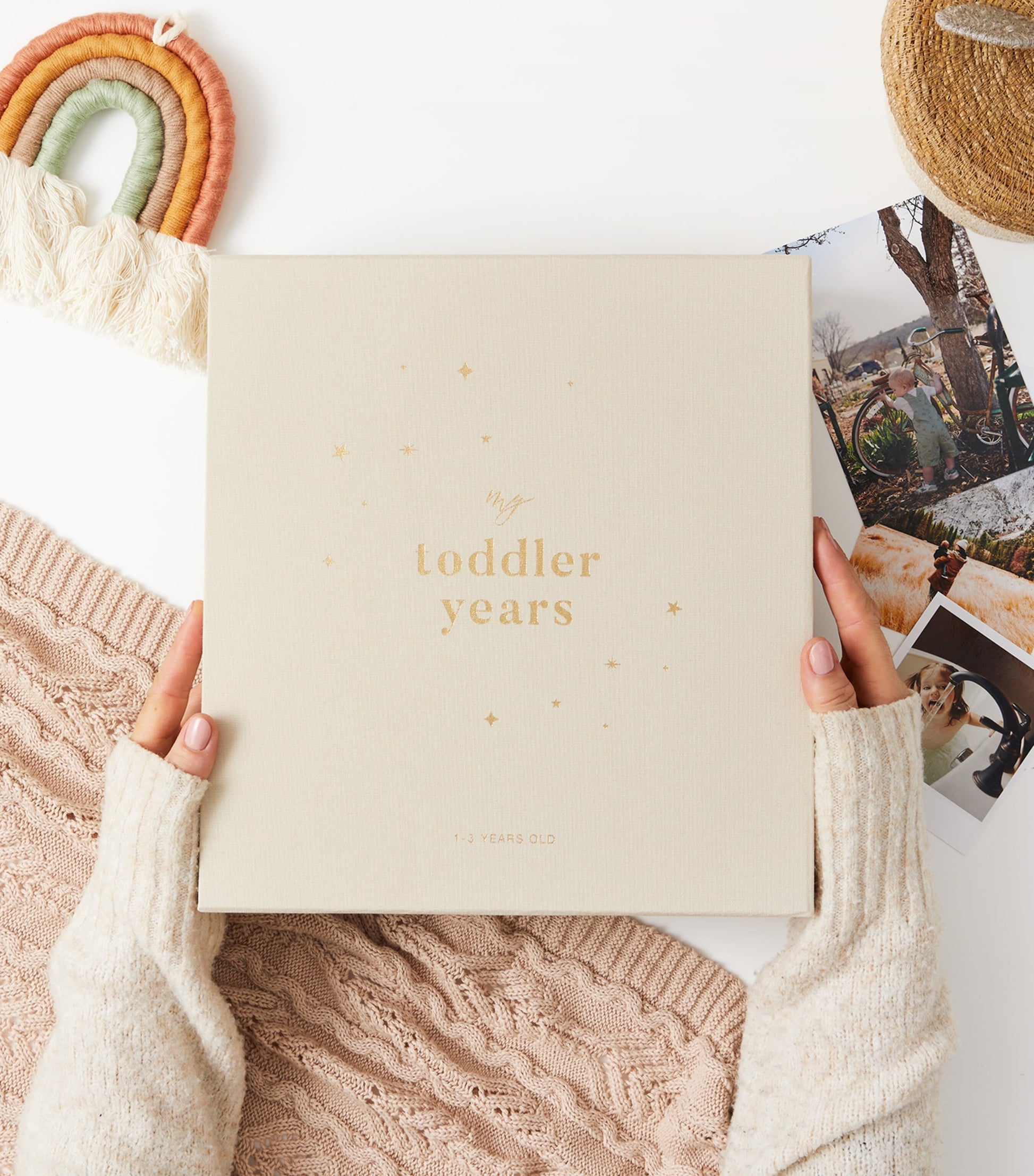 Blush and Gold My Toddler Years Photo Album