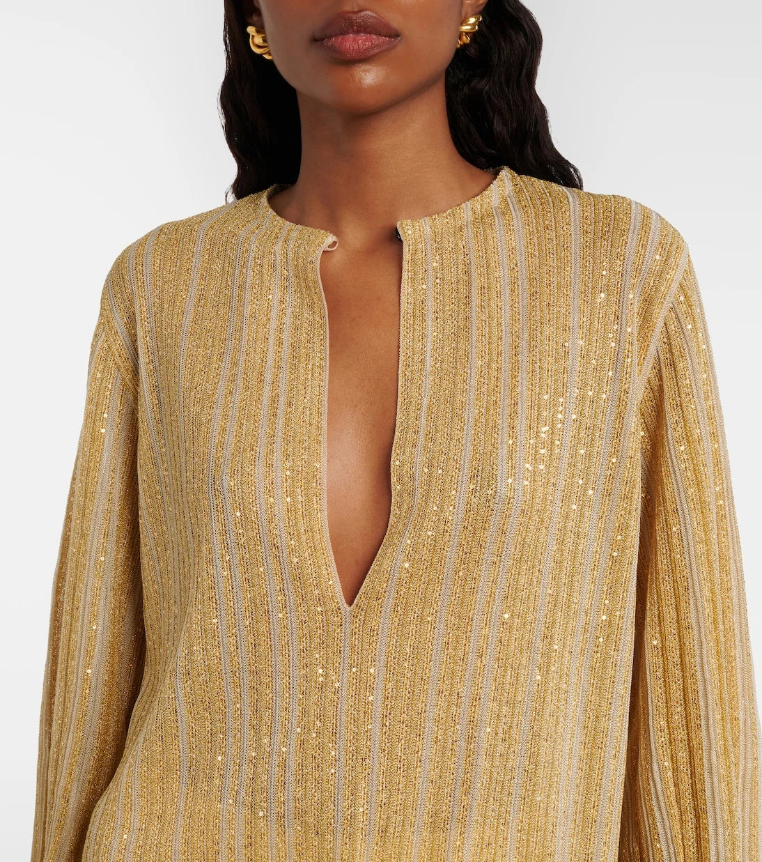 Missoni - Cutout lamé blouse