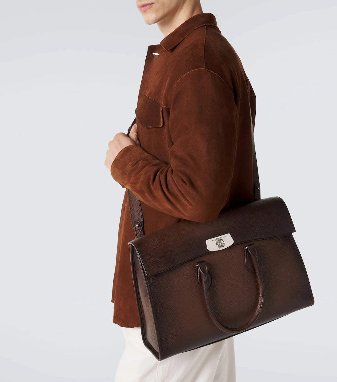 Berluti - E’Mio leather briefcase