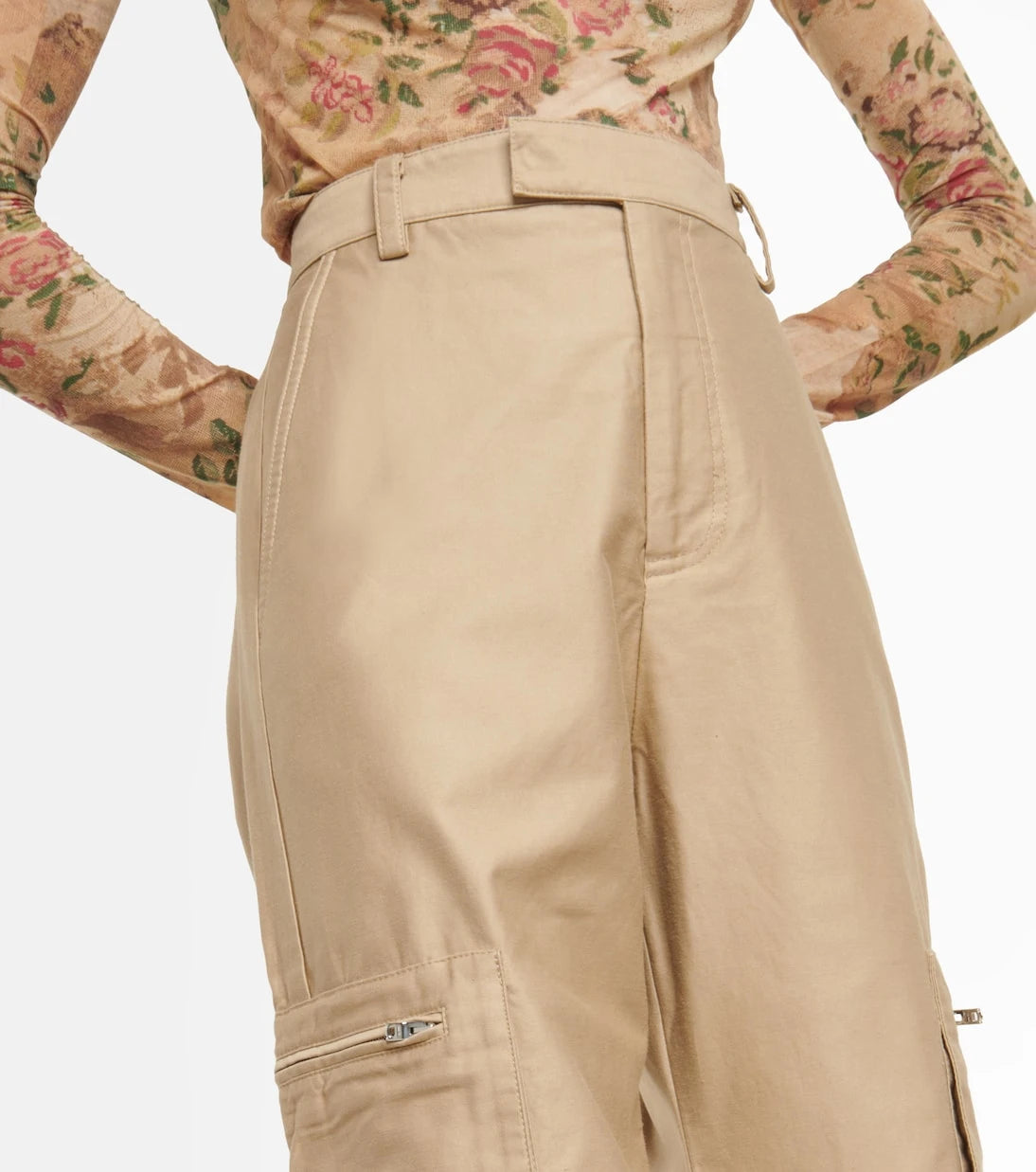 Amiri - Canvas wide-leg cargo pants