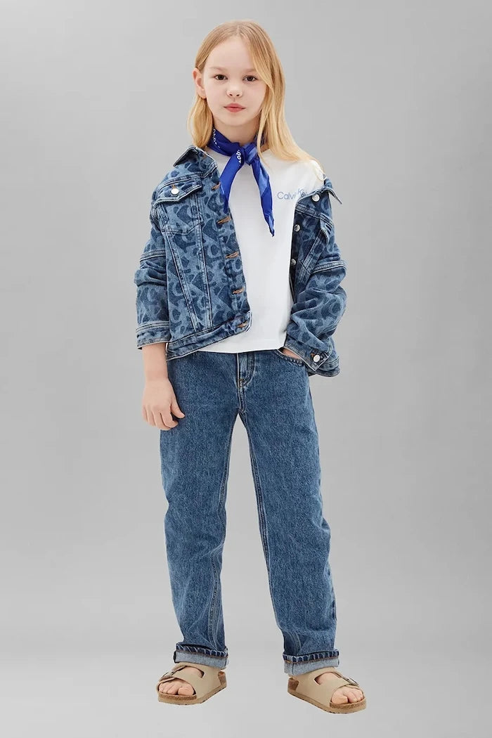 Calvin Klein Jeans тениска за деца от памук