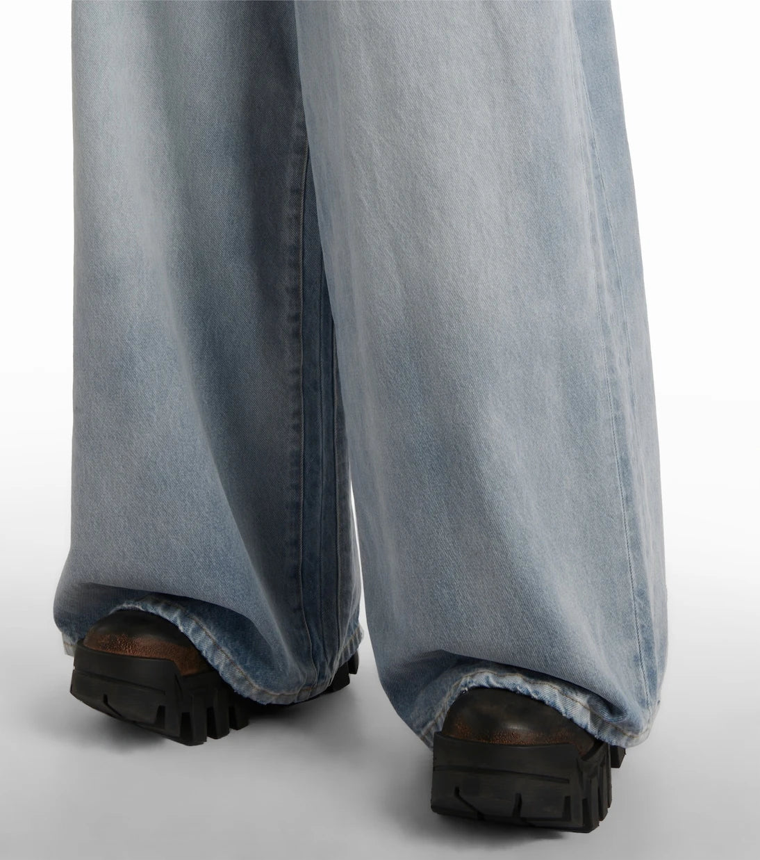 Vetements - Oversized wide-leg jeans