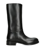 The Row Black Nobilis Leather Riding Boots 20
