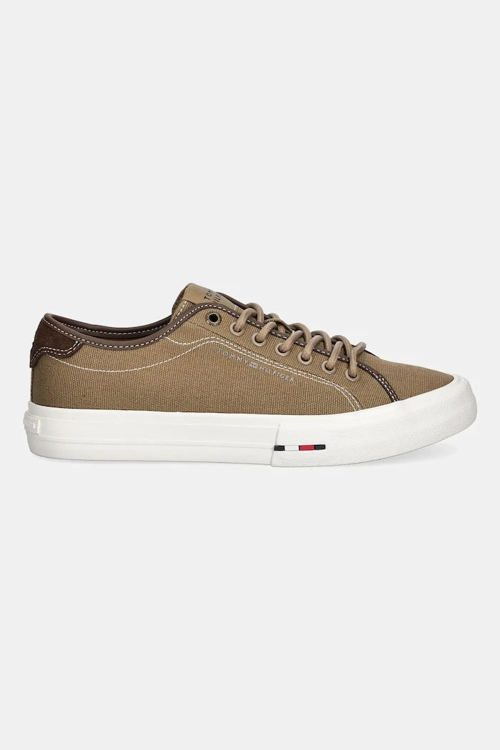 Tommy Hilfiger TH HI VULC STREET CANVAS Düşük Spor Ayakkabı