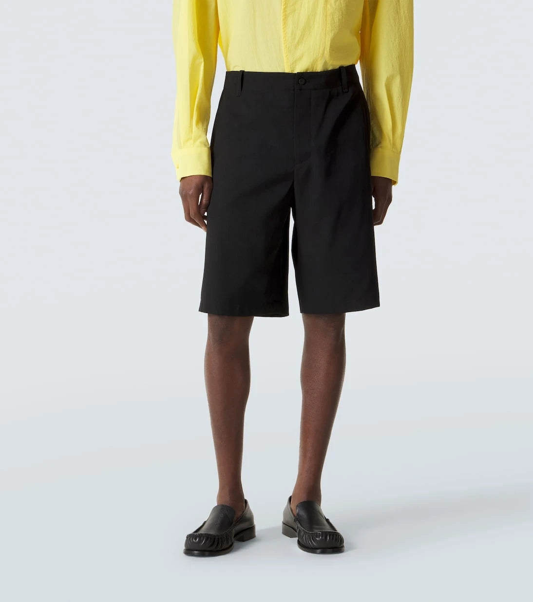 Jacquemus - Camargue bakire yün Bermuda şort