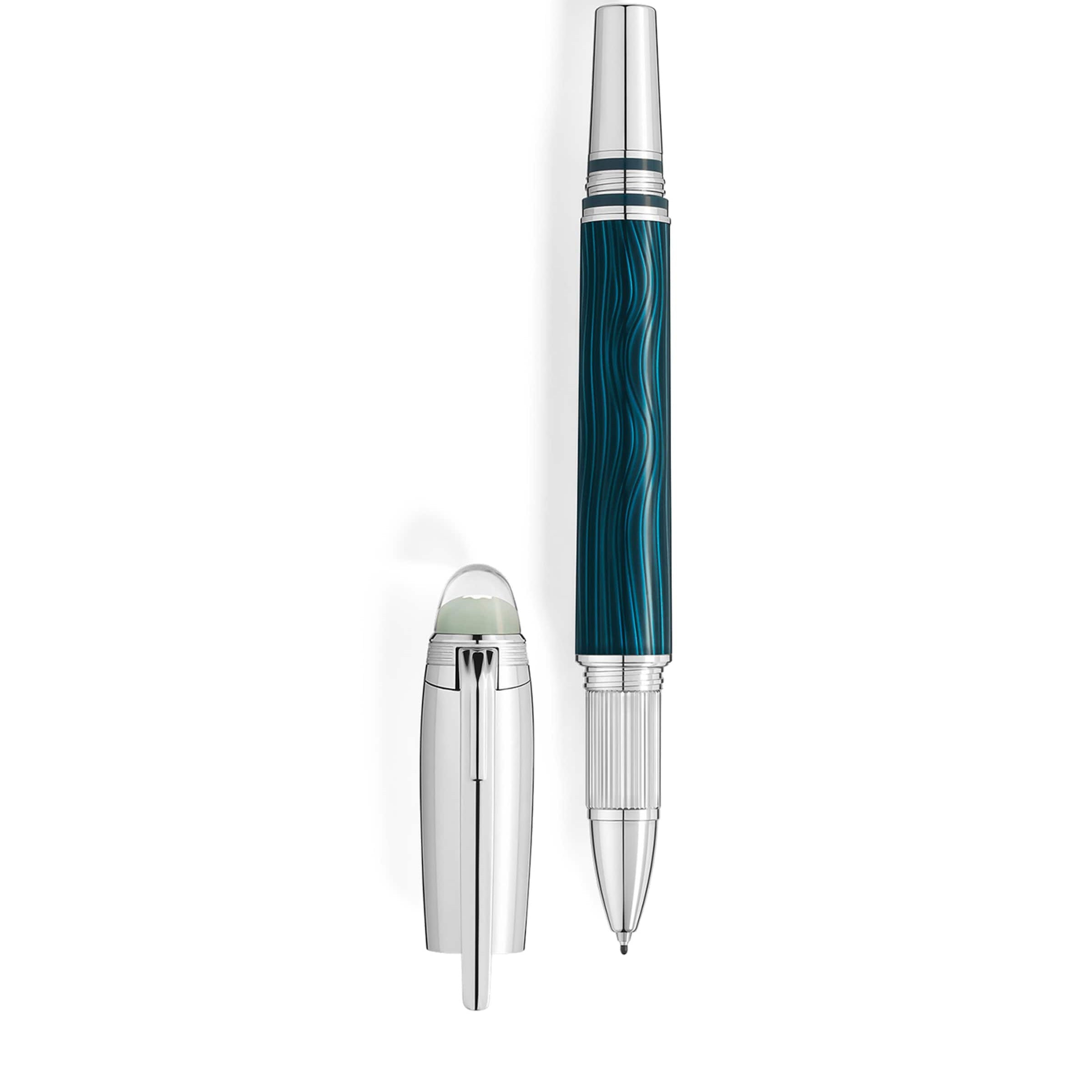 Montblanc Platinum-Coated StarWalker PolarGreen Fineliner Pen