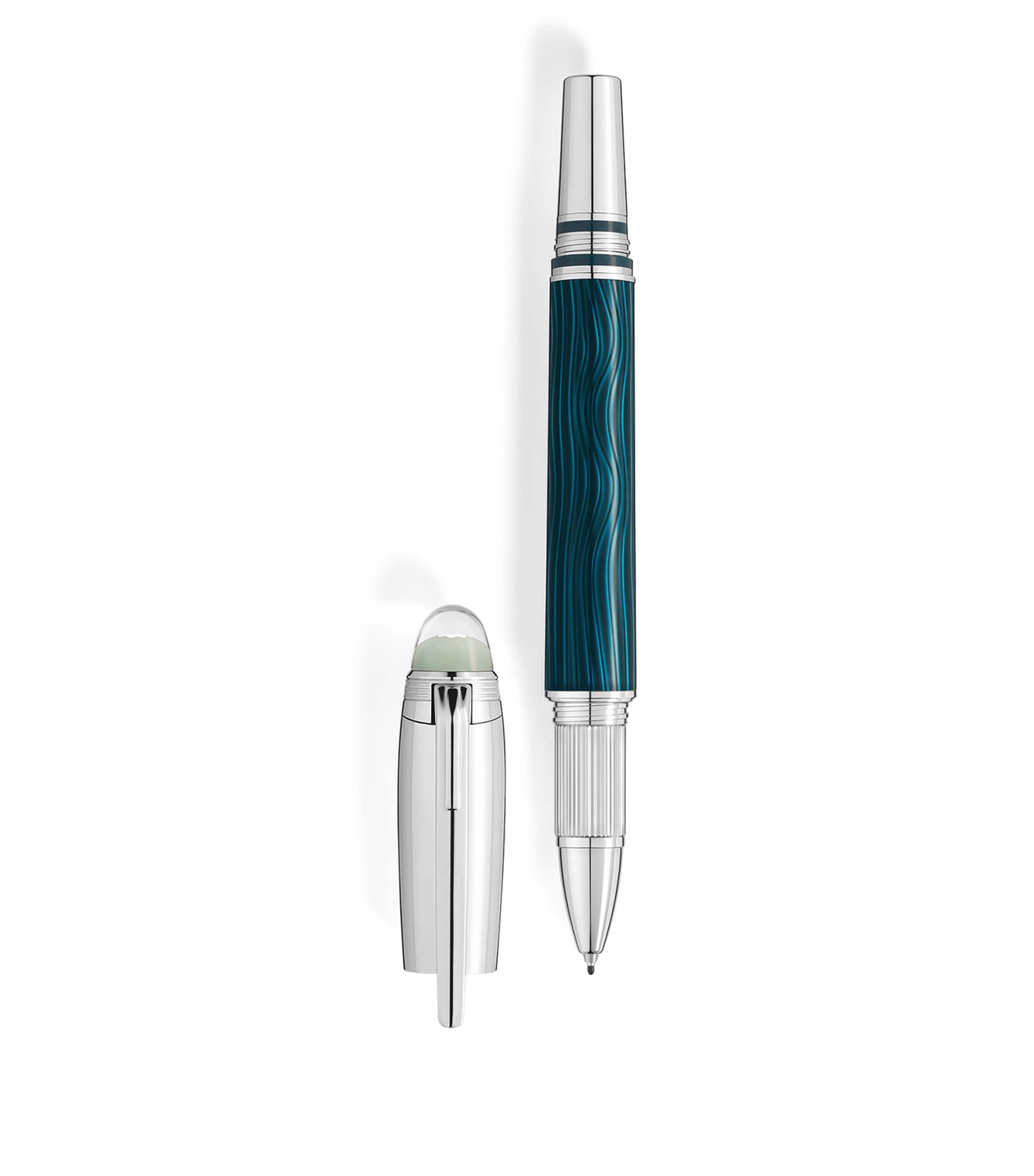 Montblanc Platinum-Coated StarWalker PolarGreen Fineliner Pen