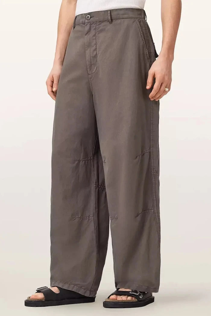 AllSaints панталон мъжки с лен ECHO