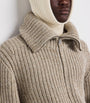 Wool-Blend Knitted Hood