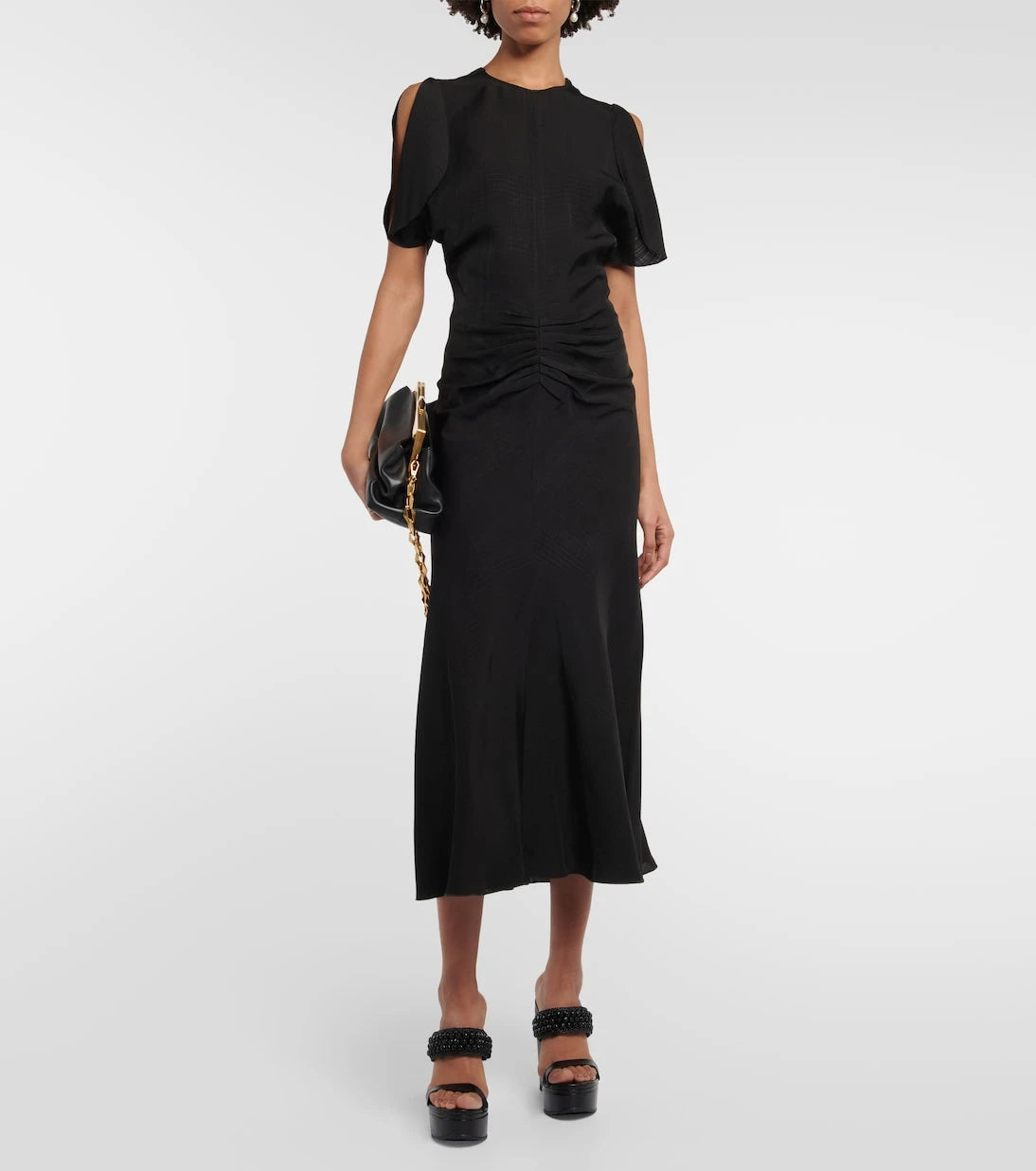Jimmy Choo - Amoure Wedge 130 leather sandals