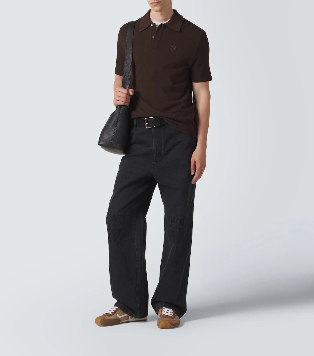 Loewe - Ballet Runner 2.0 suede-trimmed sneakers