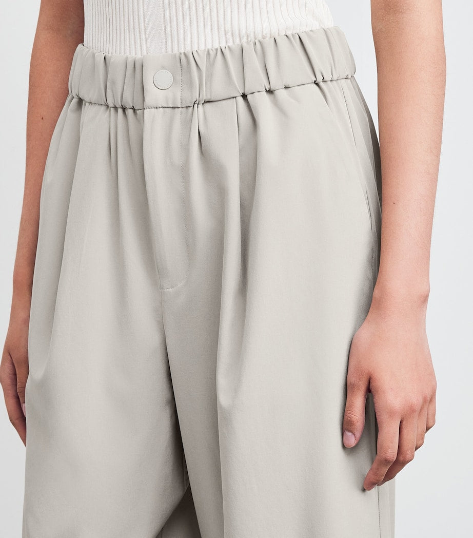 Grey Wide-Leg Kayson Trousers