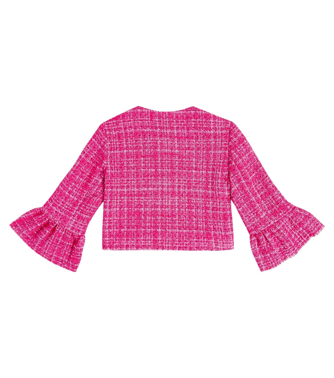 Monnalisa - Cotton blend bouclé jacket