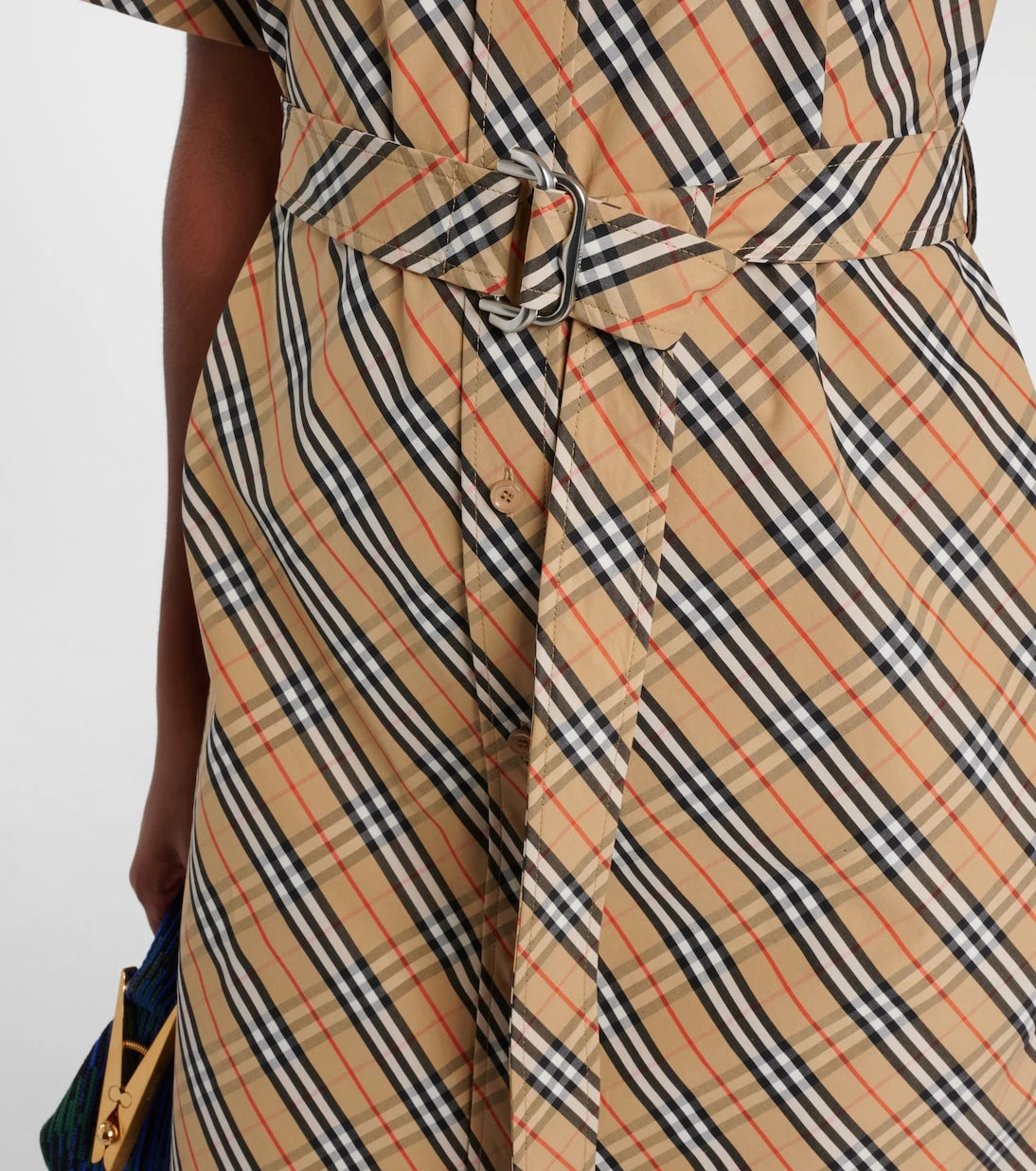Burberry - Burberry Check cotton shirt dress