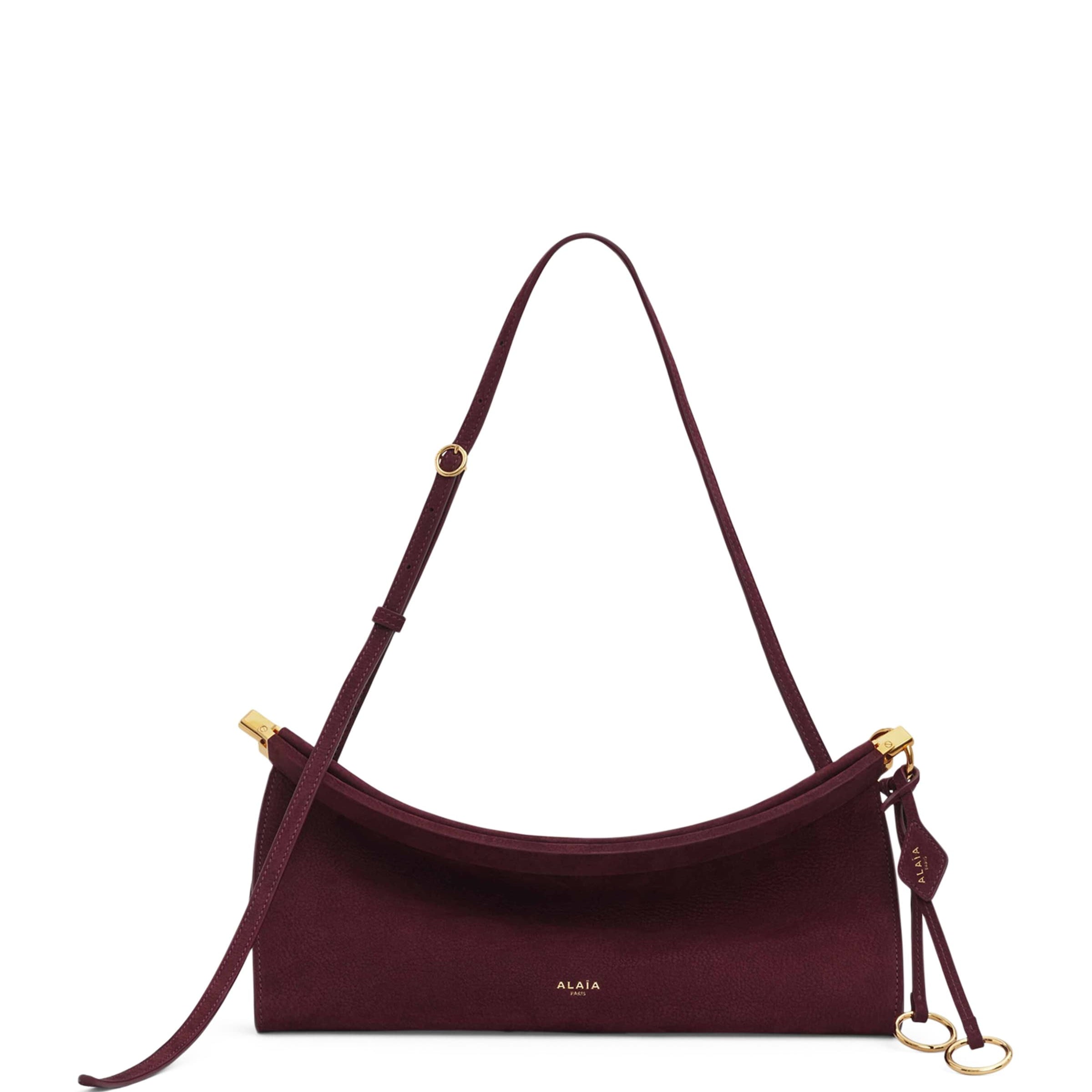 Medium Leather Le Click East West Shoulder Bag