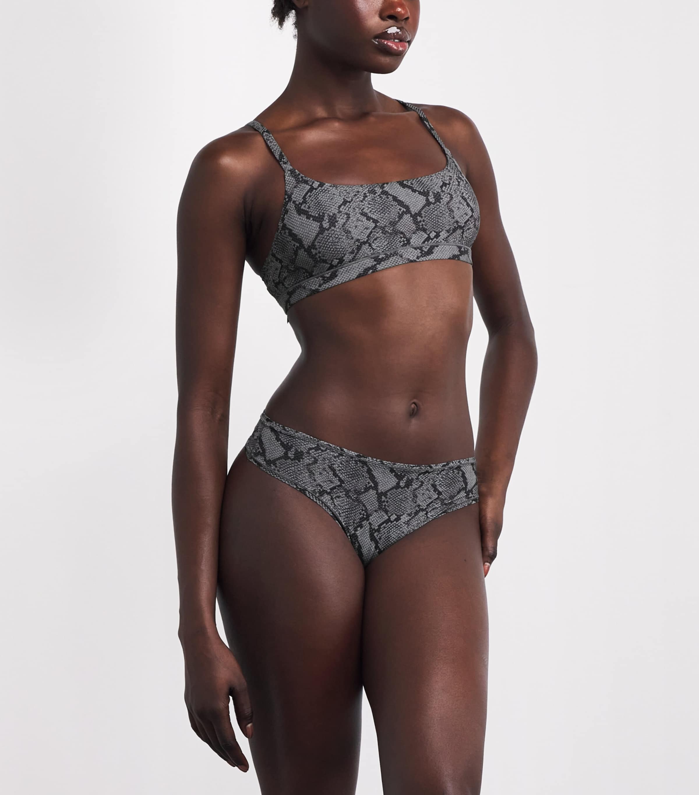 Grey Fits Everybody Scoop-Neck Bralette