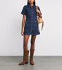 PAIGE Blue Denim Clementine Mini Dress