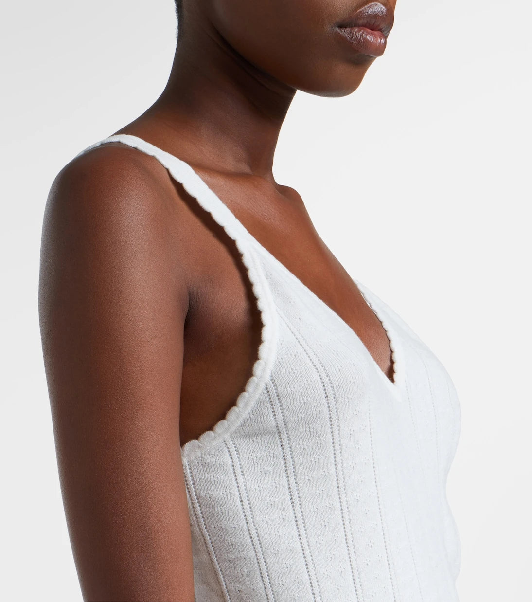 Lisa Yang - Suni cotton and cashmere tank top