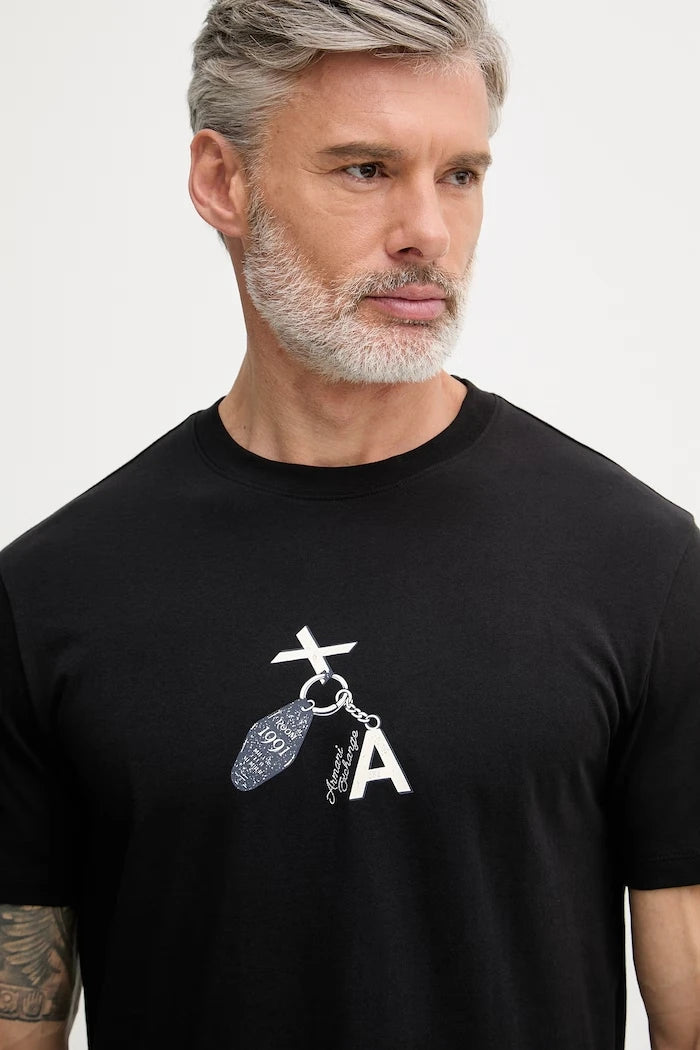 Armani Exchange erkek pamuklu basic tişört