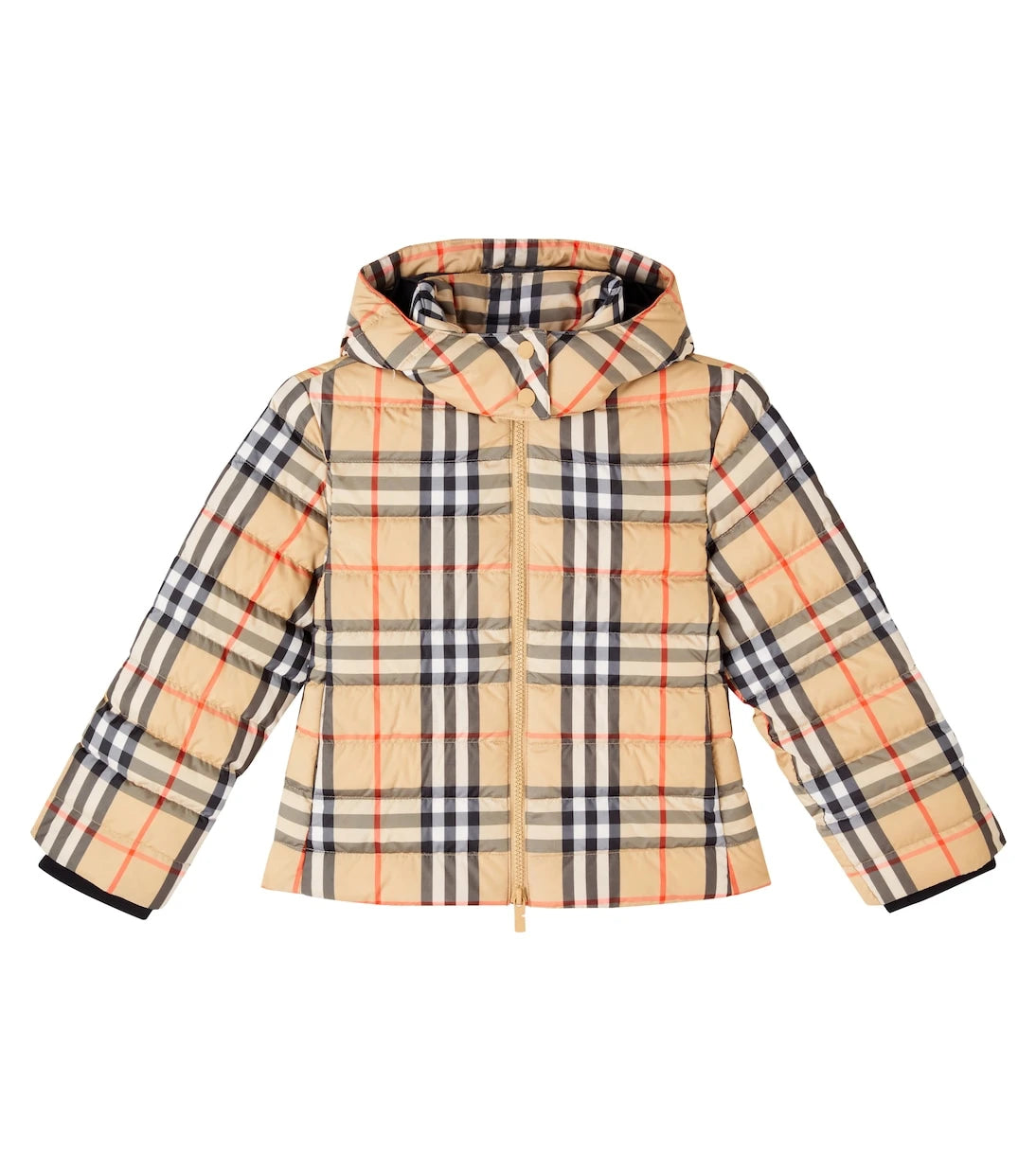 Burberry Kids - Cecilia Burberry Check hooded down jacket