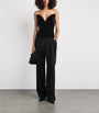 Roland Mouret Black Velvet Corset Top