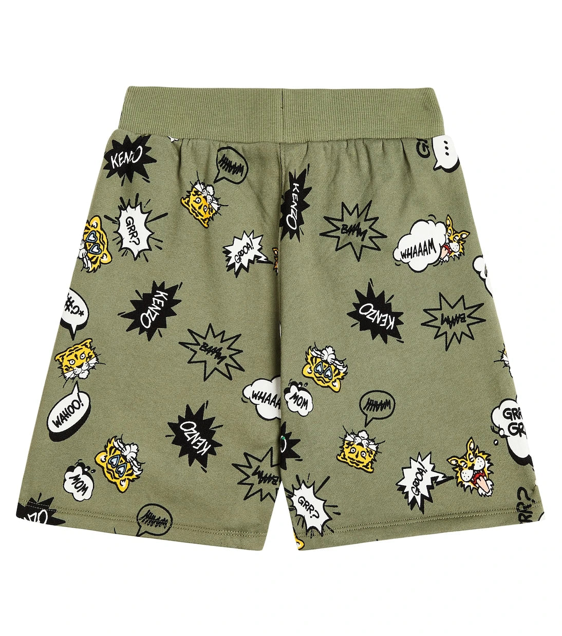 Kenzo Kids - Printed cotton-blend jersey shorts