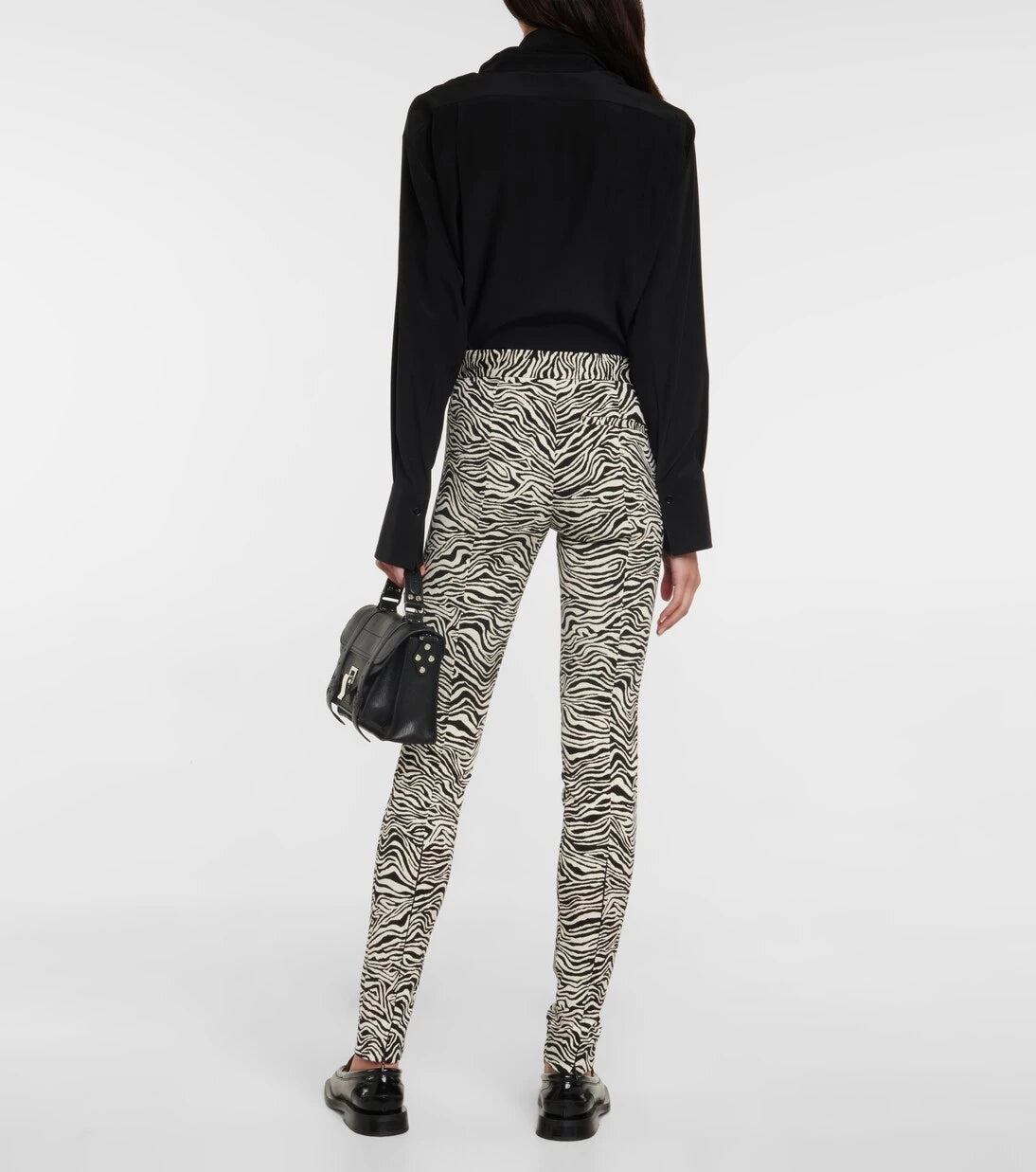 Proenza Schouler - Zebra jacquard skinny pants