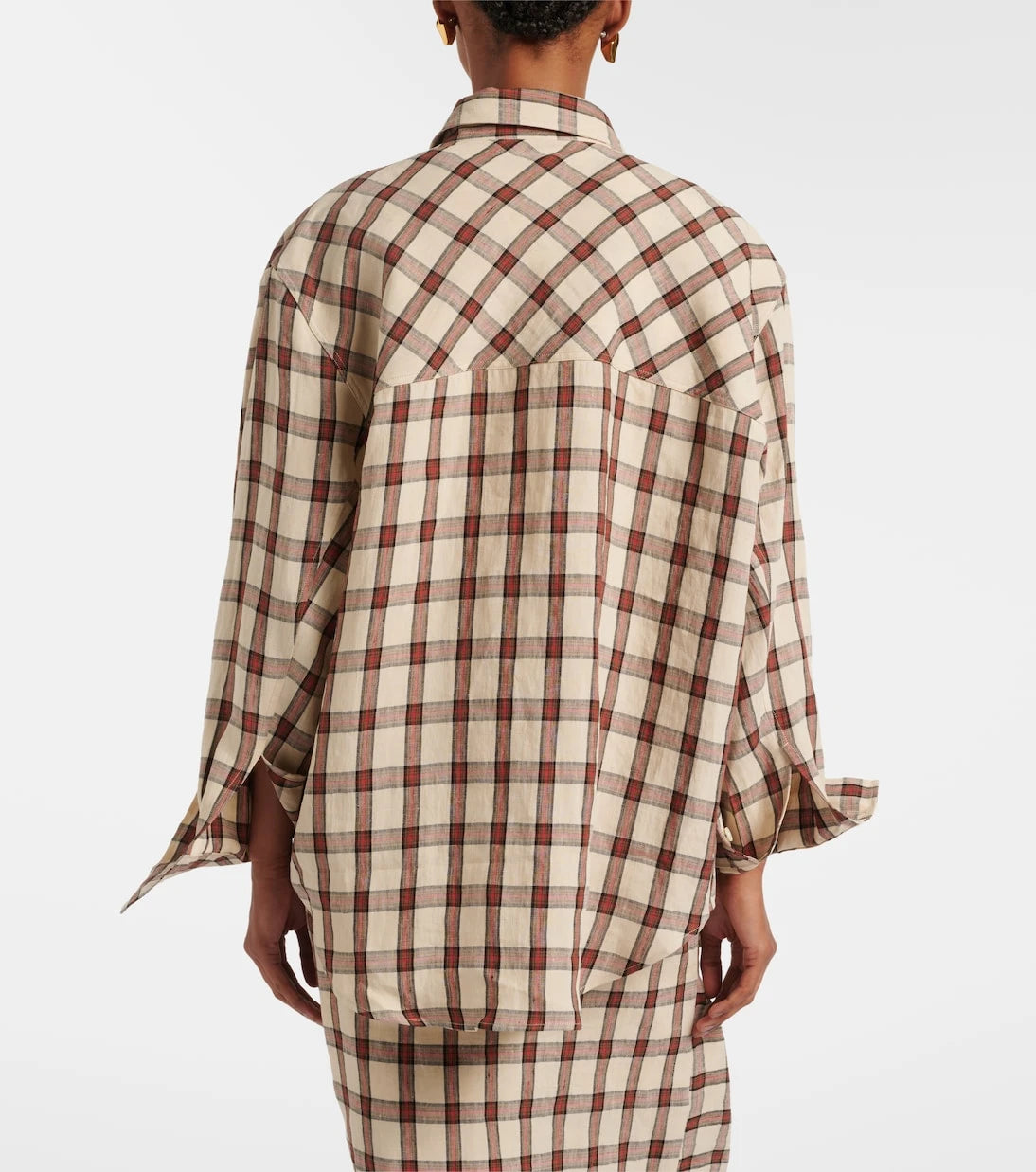 Róhe - Checked linen shirt
