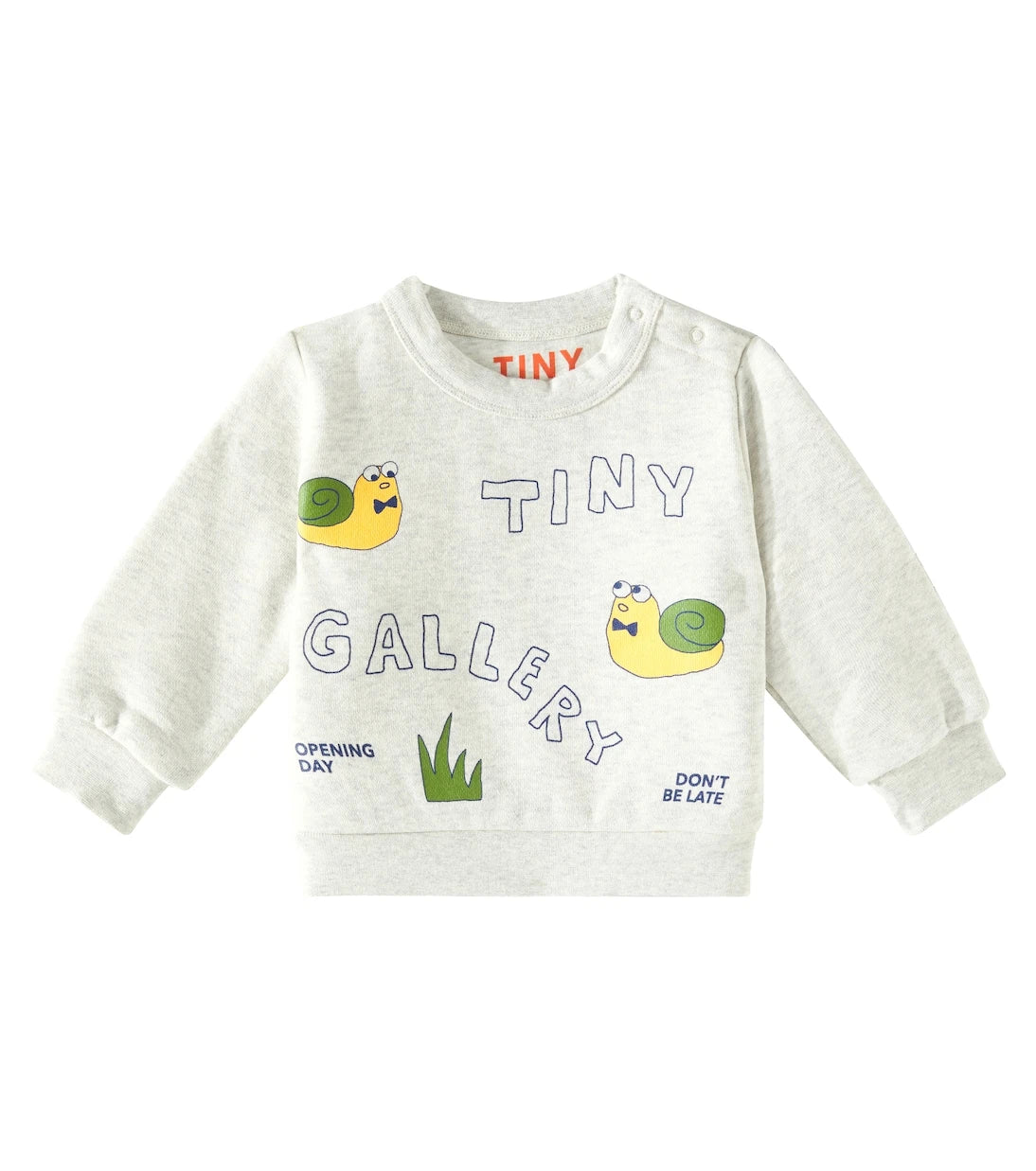 Tinycottons - سويت شيرت قطن بقصة Baby Artsy Snail
