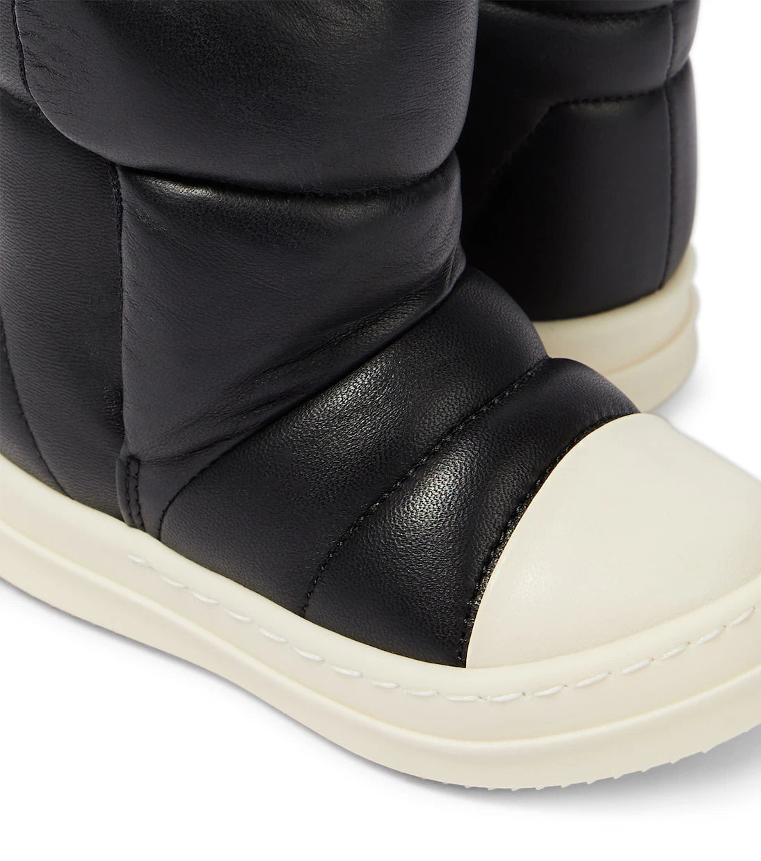 Rick Owens Kids - Baby Puffer leather boots