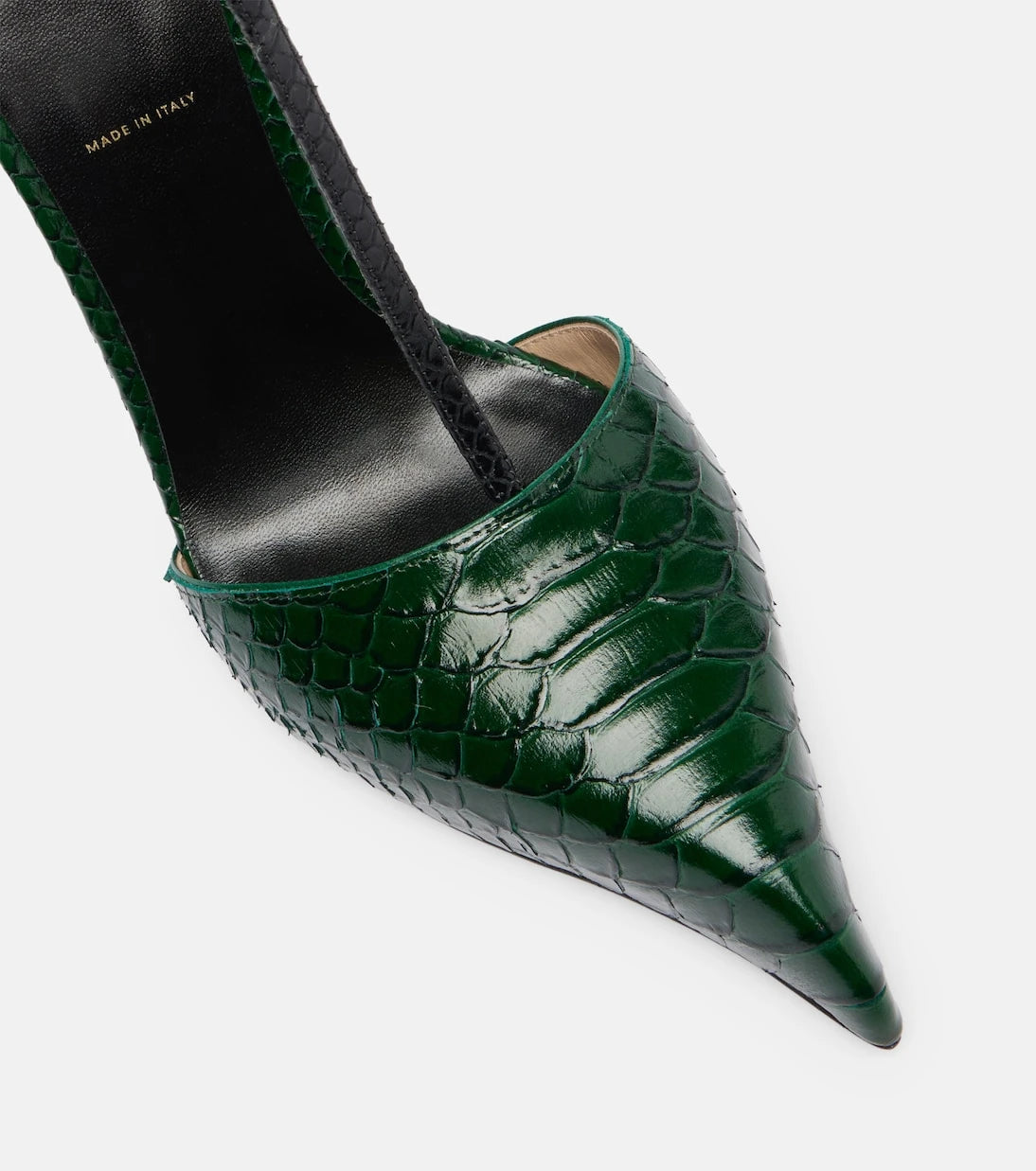Tom Ford - Snake-effect leather pumps
