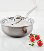 Stainless Steel NanoBond Saucepan with Lid (22cm)