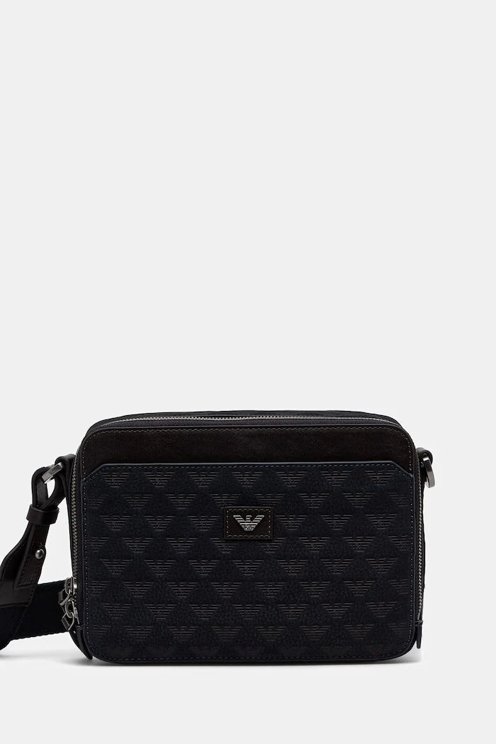 Emporio Armani erkek deri omuz çantası