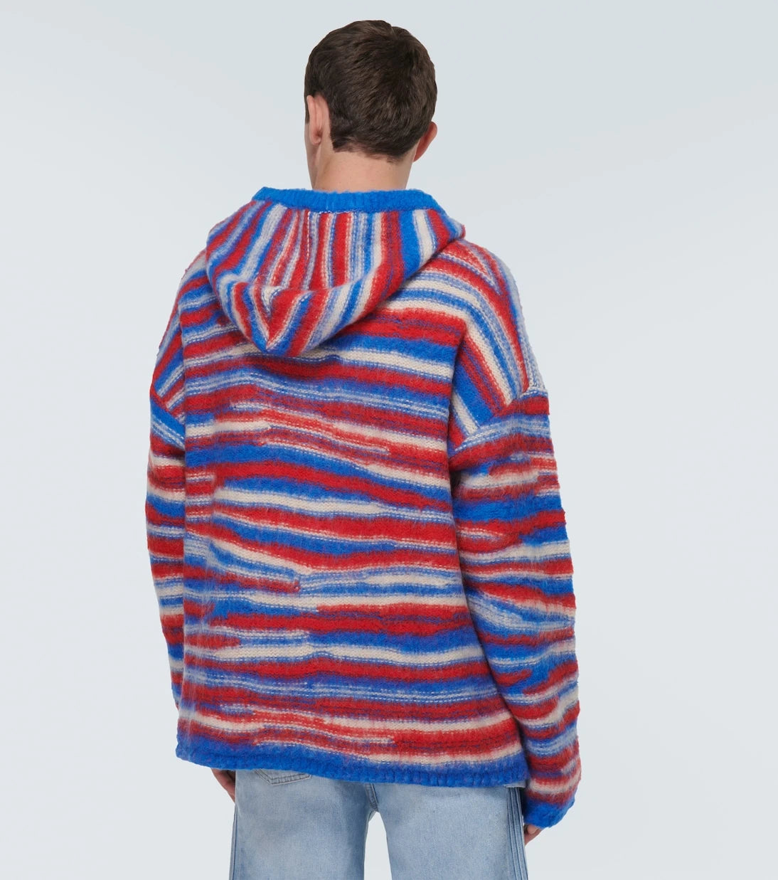 ERL - Gradient knitted oversized hoodie