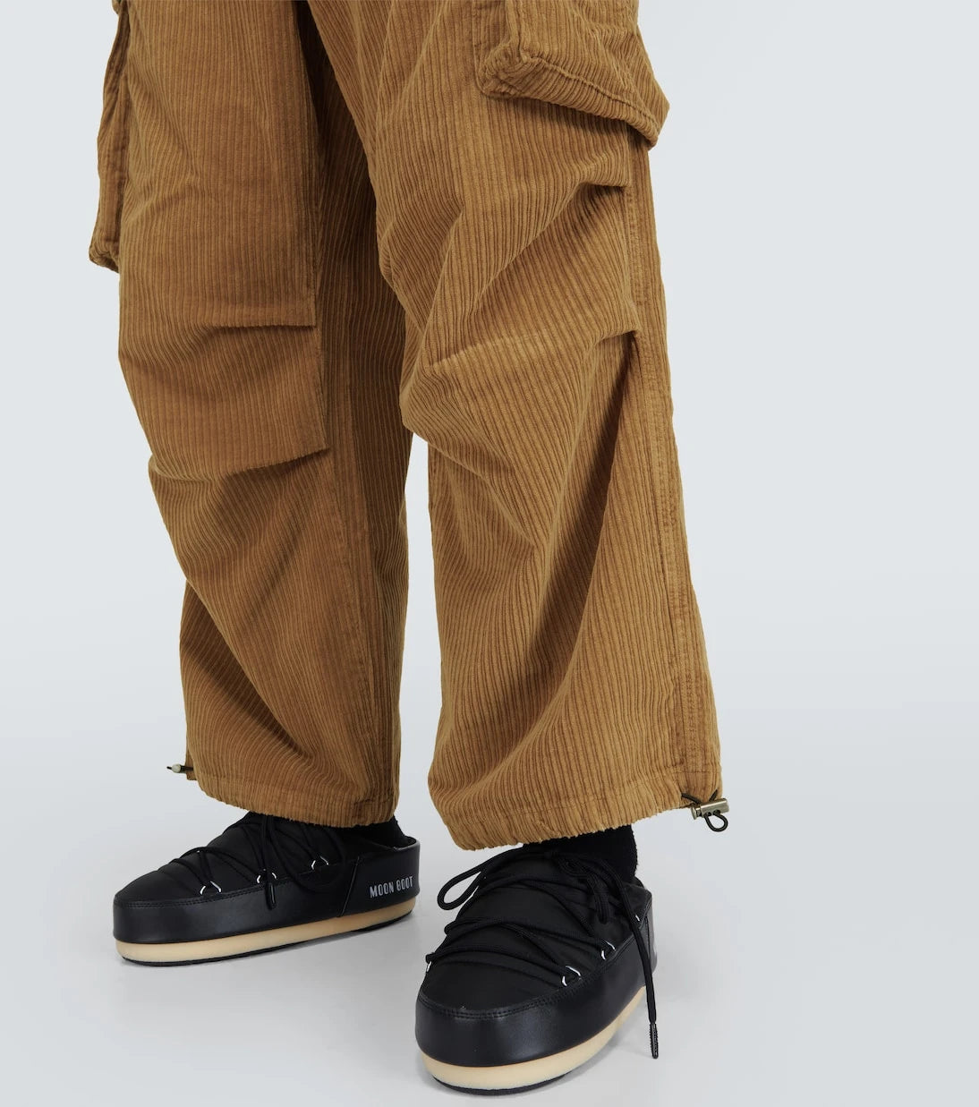 Alanui - Velvet corduroy cargo pants