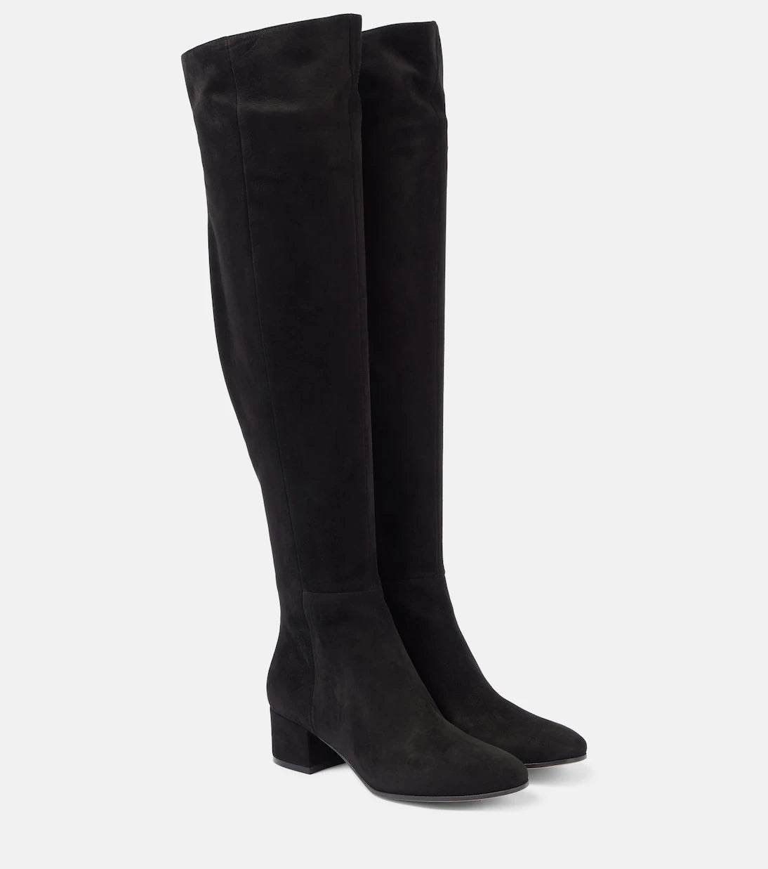 Gianvito Rossi - Suede knee-high boots