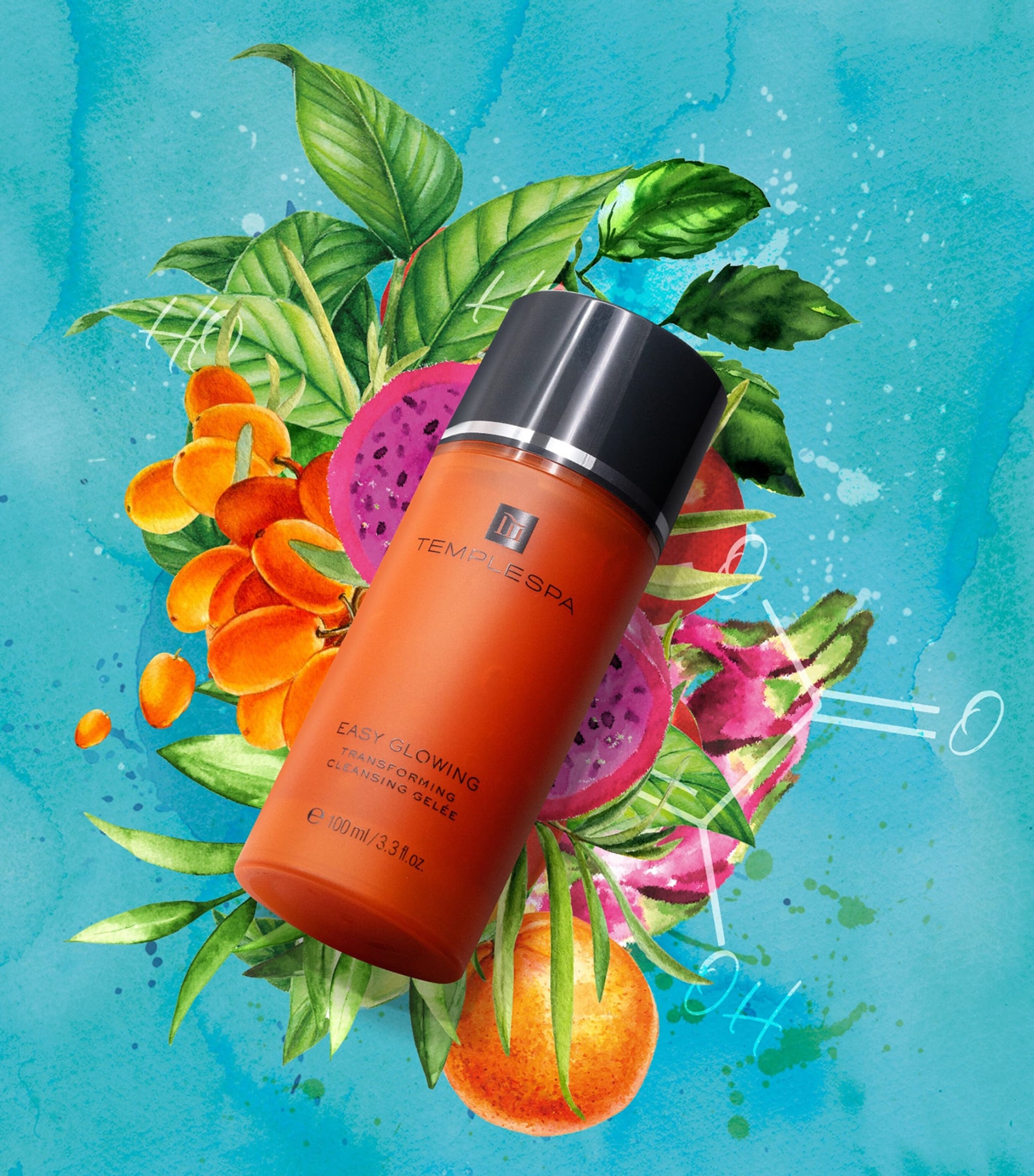 TEMPLESPA Easy Glowing Transforming Cleansing Gelée (100ml)