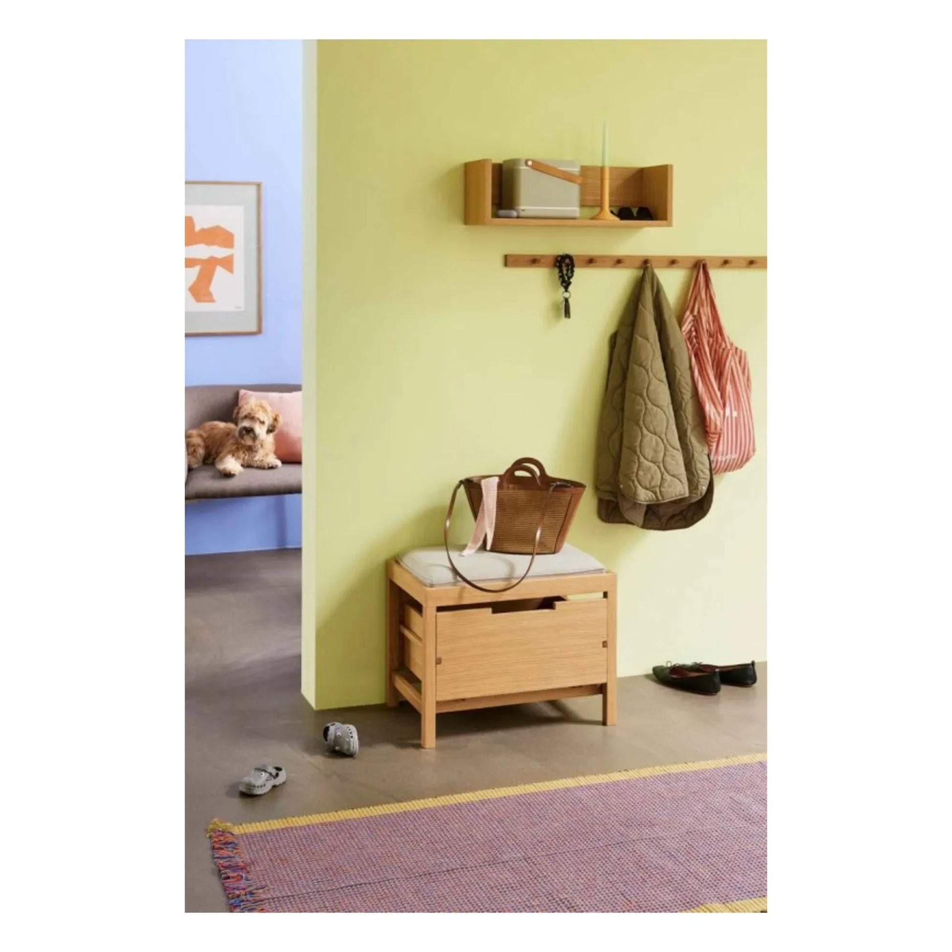 Hübsch - Gap oak shelf