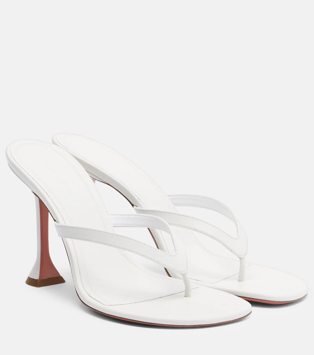 Amina Muaddi - Juliette leather thong sandals