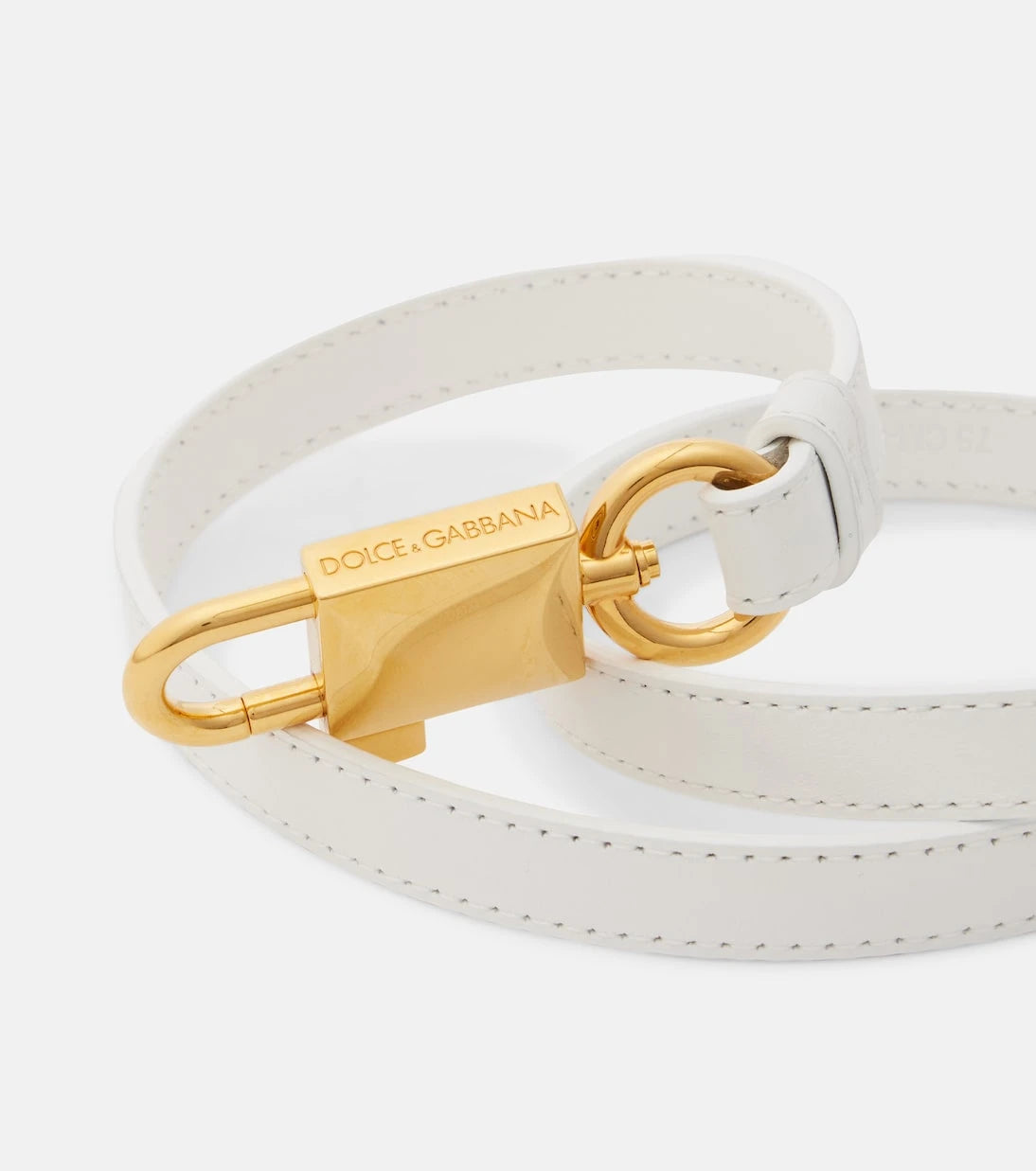 Dolce&Gabbana - Lock leather belt