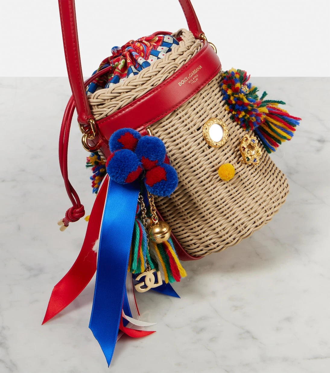 Dolce&Gabbana - حقيبة دلو تاورمينا كارلا متوسطة الحجم