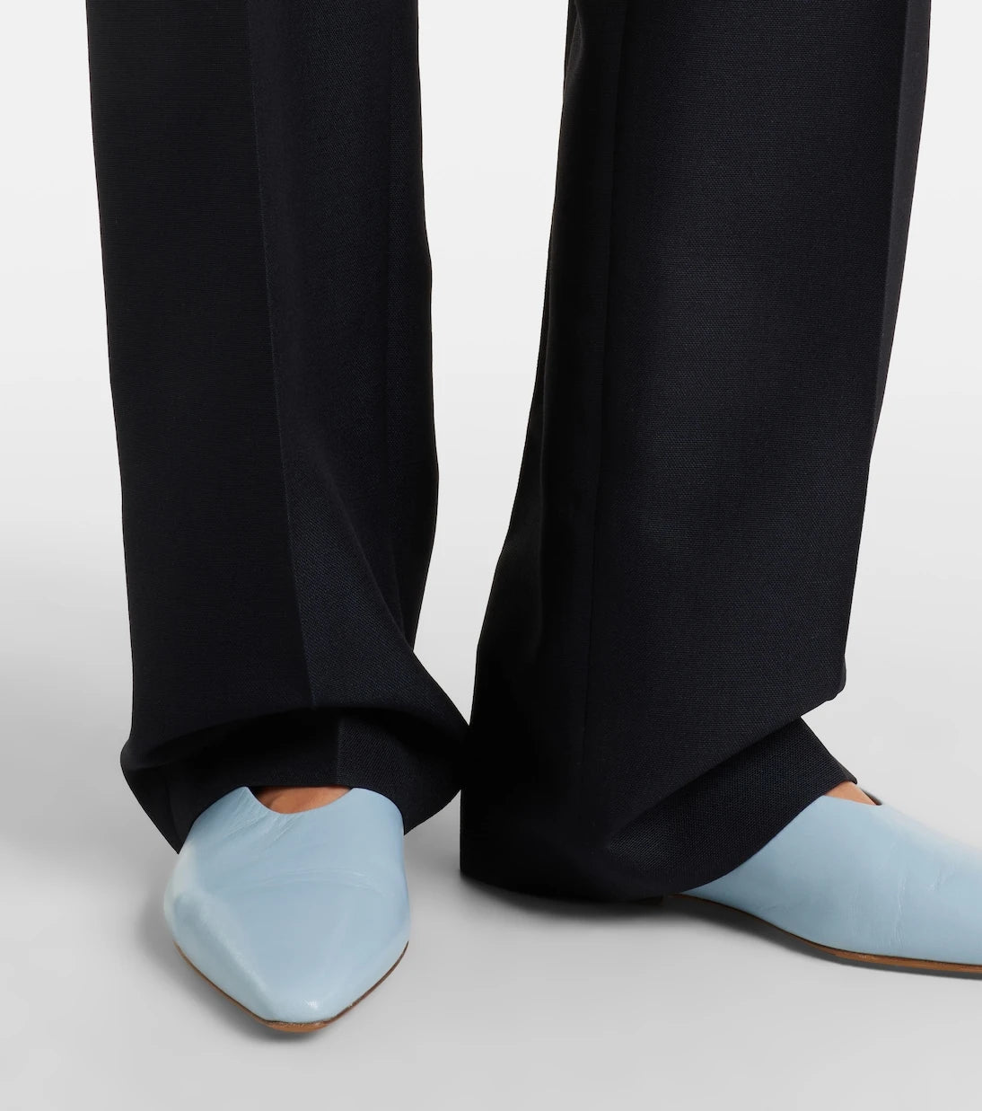 Jil Sander - Cutout wool and mohair straight pants