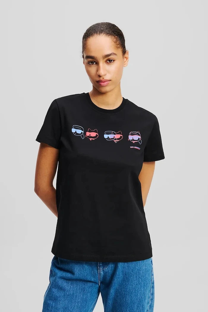 Karl Lagerfeld IKON Pamuklu Tişört