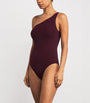 Eres Burgundy One-Shoulder Prodige Swimsuit