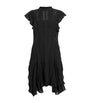 AllSaints Black Asymmetric Fleur Dress