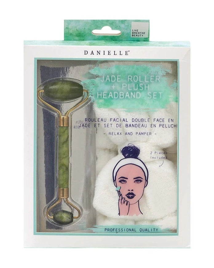 Масажна ролка за лице Danielle Beauty Jade Facial Roller