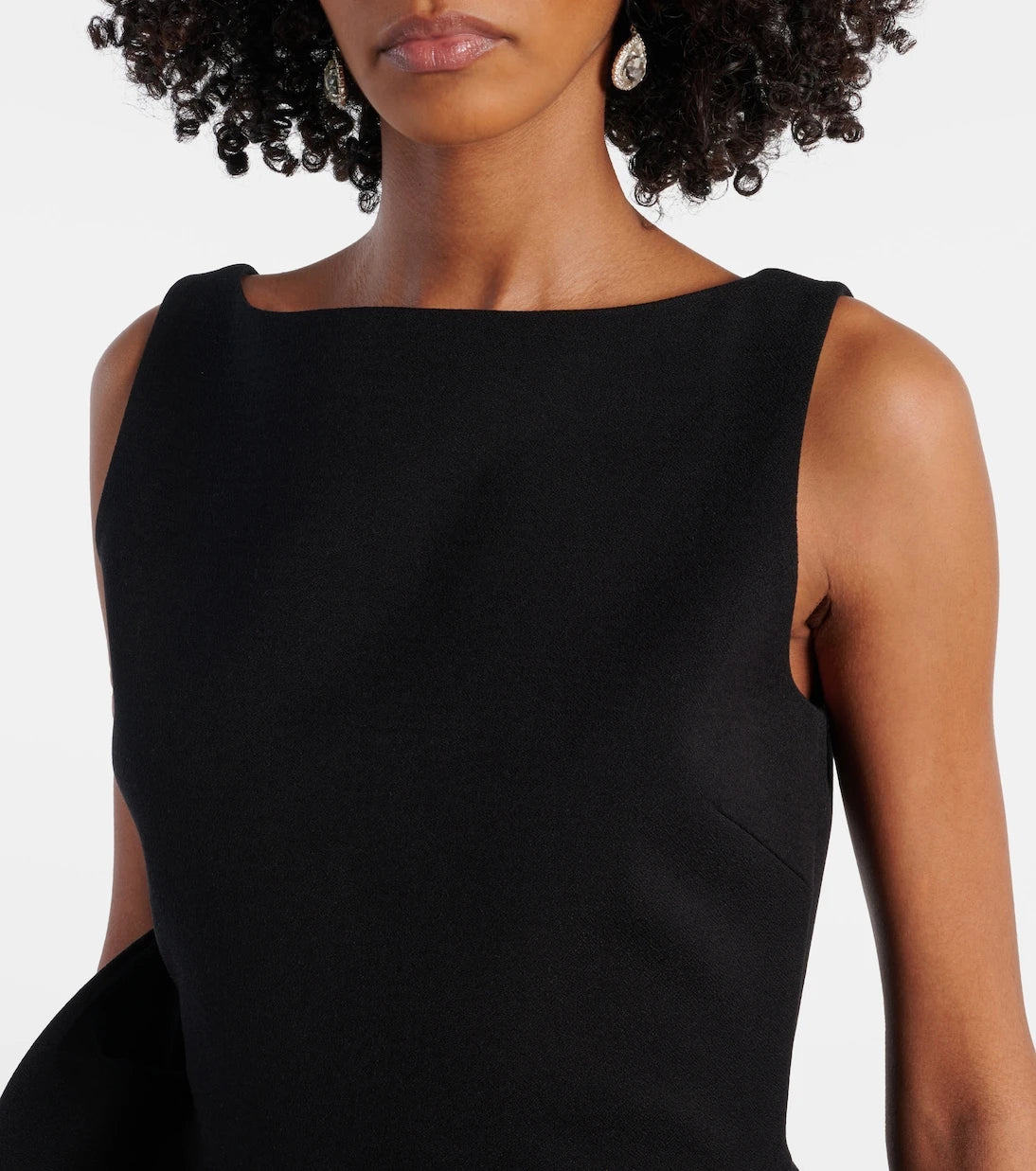 Magda Butrym - Floral-appliqué ruffled minidress