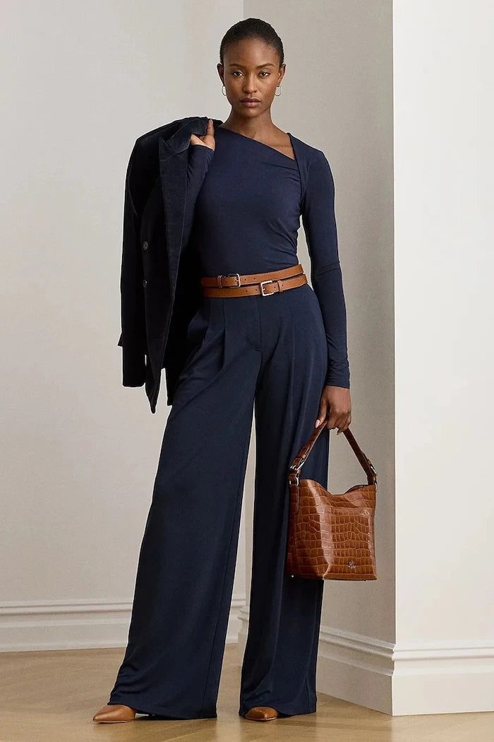 Lauren Ralph Lauren Kadın Geniş Paça Pantolon