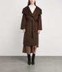 MAX&Co. Brown Wool-Cashmere Wrap Coat